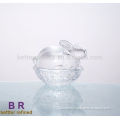 Lovely Rabbit Clear Glass Candy Jar